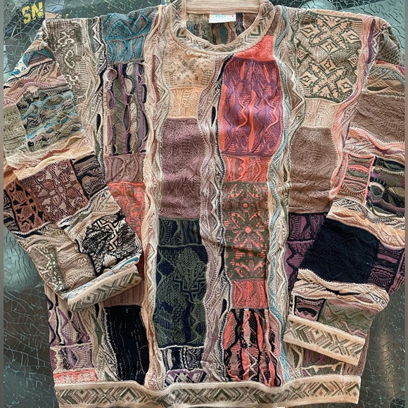 COOGI Other - Coogi Men’s Blush Colorblock Sweater - Size XLT